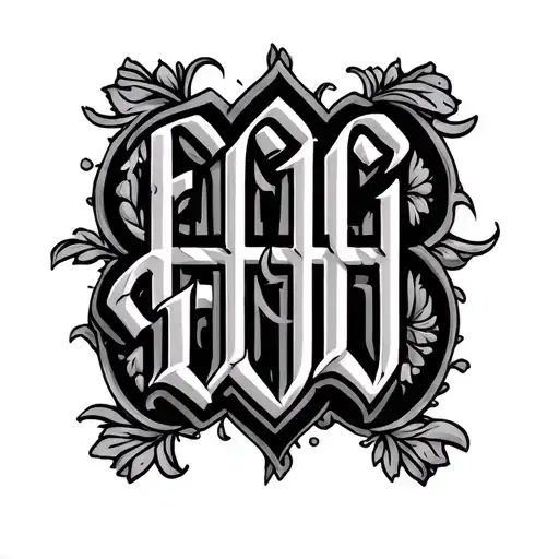 Two Word Ambigram Generator tattoo design idea