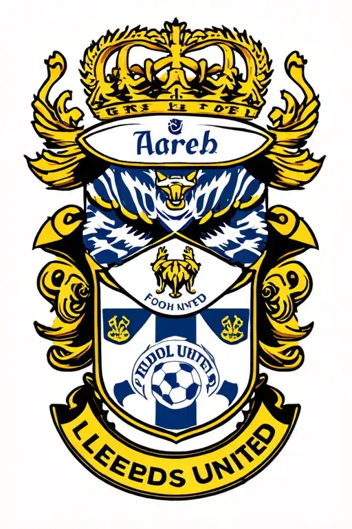 Leeds United football club tattoo design idea