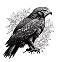 Red Tailed Hawk tattoo design idea
