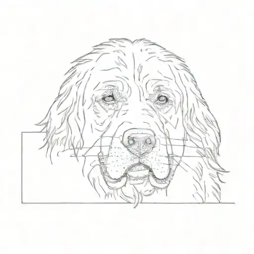 bernese mountain dog tattoo design idea