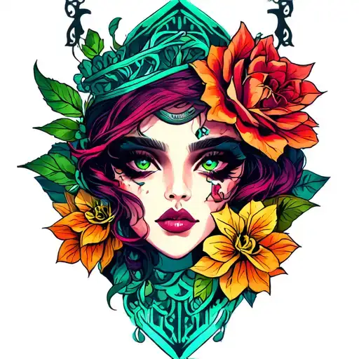 Envy tattoo design idea