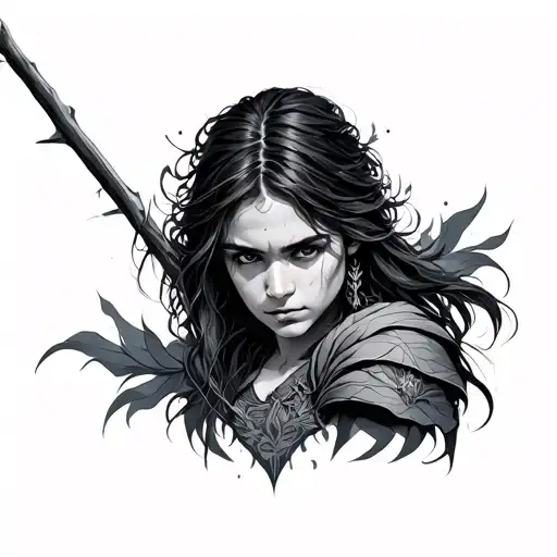 Arya tattoo design idea