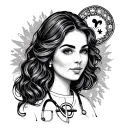 nurse mom mental health awareness tattoo design idea
