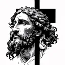 Aiden Leo Jesus Christ tattoo design idea