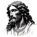 Aiden Leo Jesus Christ tattoo design idea