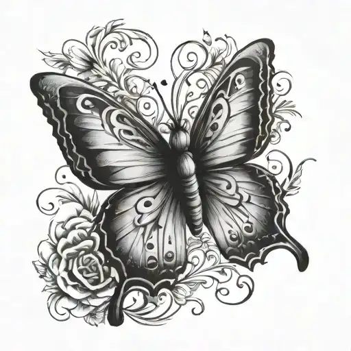 proverbs 3:5 6 butter fly tattoo design idea
