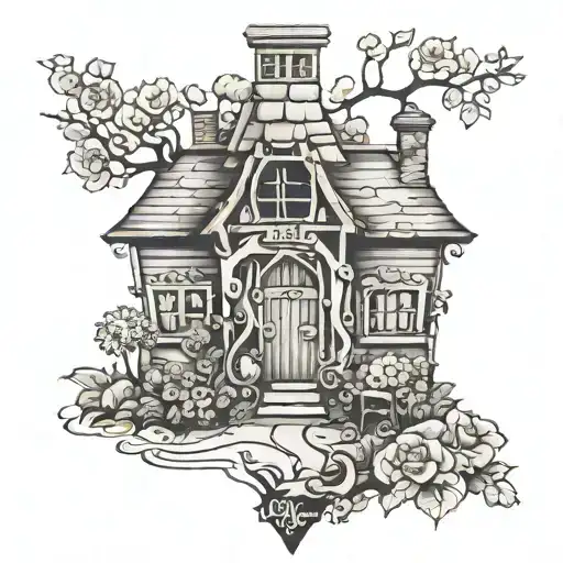 There's no place like home I hear on the streets If only you know where your home is I've been wandering around different lands for seven years now tattoo design idea
