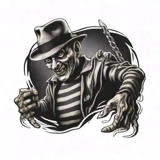 Freddy Krueger tattoo design idea