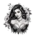 BBC Hotwife tattoo design idea