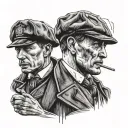 Peaky Blinders tattoo design idea