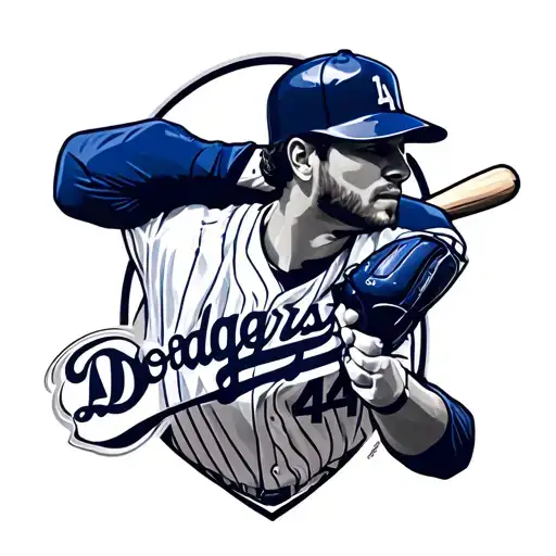Dodgers tattoo design idea