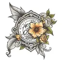 Wedding date tattoo tattoo design idea