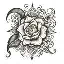 Wedding date tattoo tattoo design idea