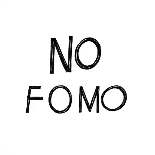 "NO FOMO" 111 tattoo design idea
