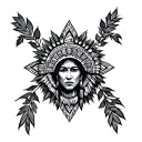 Mapuche tattoo design idea