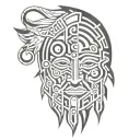 finnish shaman tattoo design idea