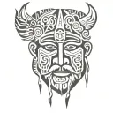 finnish shaman tattoo design idea