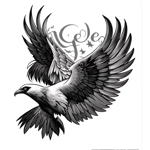 Tom Petty lyrics I'm learning to fly but I ain't got wingsComing down is the hardest thing tattoo design idea