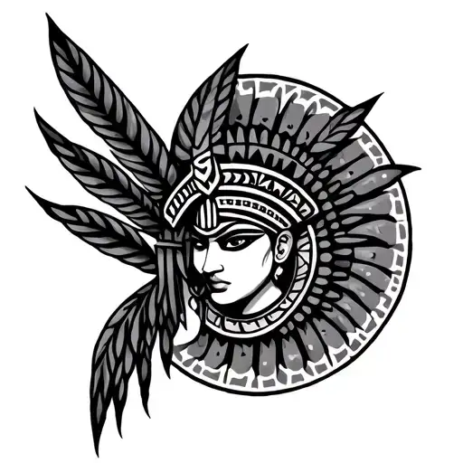 Azteca Tatto Design tattoo design idea