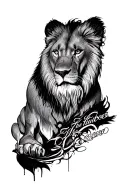 leon tattoo design idea