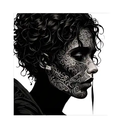 forever alone tattoo design idea