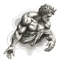 atlas greek god tattoo design idea