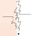 surpass your limits with lightning effect tattoo design idea