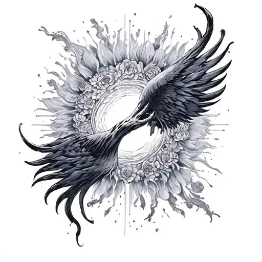 soul united in infinite tattoo design idea