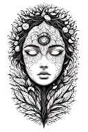 exploring the mind tattoo design idea