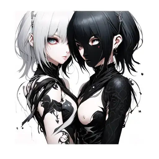 nier automata 2b tattoo design idea