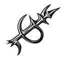 navy seal trident tattoo design idea