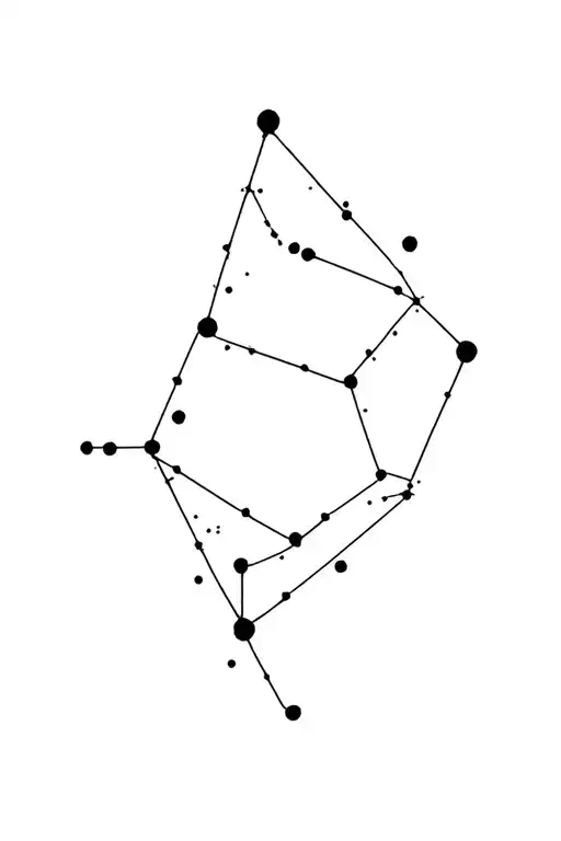 constellation Ursa major tattoo design idea