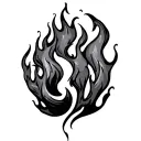 Frenzied Flame tattoo design idea