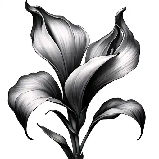 Calla Lilies tattoo design idea