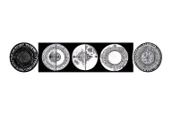 Aztec moon phases tattoo design idea
