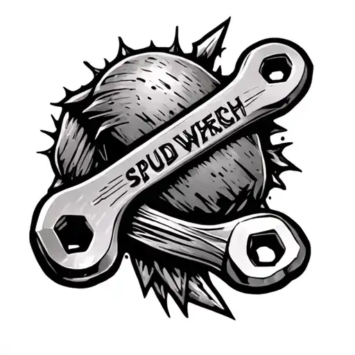 Spud Wrench tattoo design idea