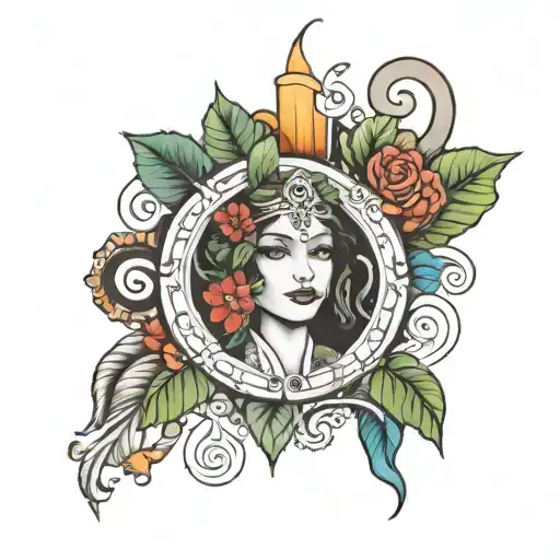 Puerto Rican and Dominican culture  tattoo design idea