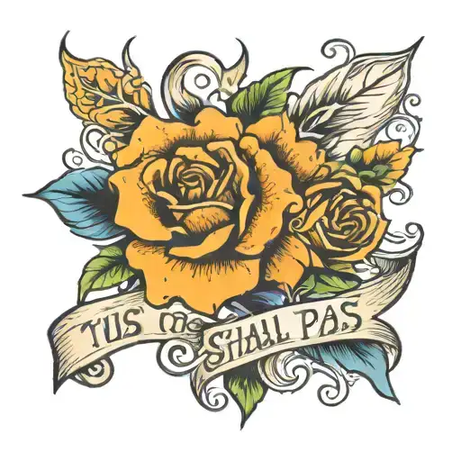 This too shall pass tattoo design idea