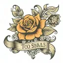 This too shall pass tattoo design idea