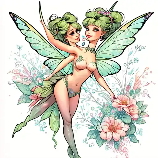 tinkerbell,nude,naked,big boods,big ass,petite,flying,flexible,,sexy,hentai,sweat,jiggle,fairy dust,  tattoo design idea
