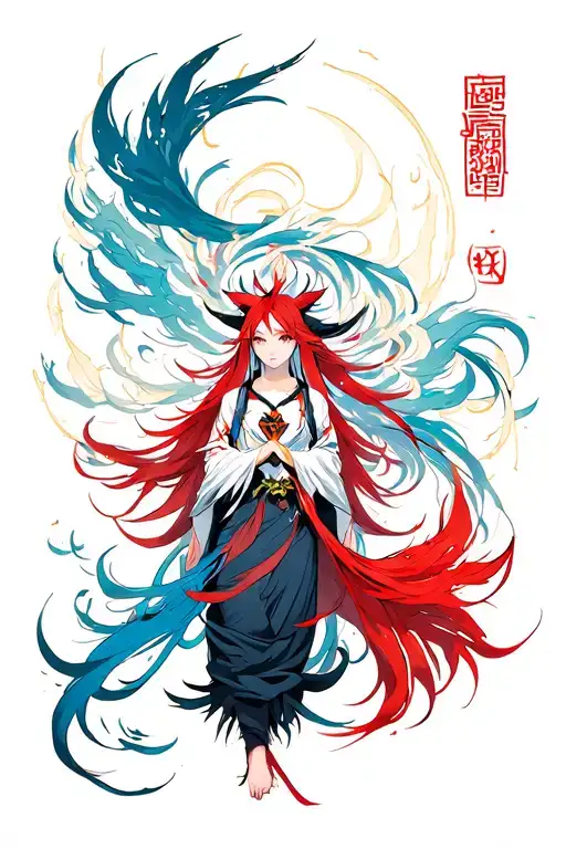 amaterasu tattoo design idea