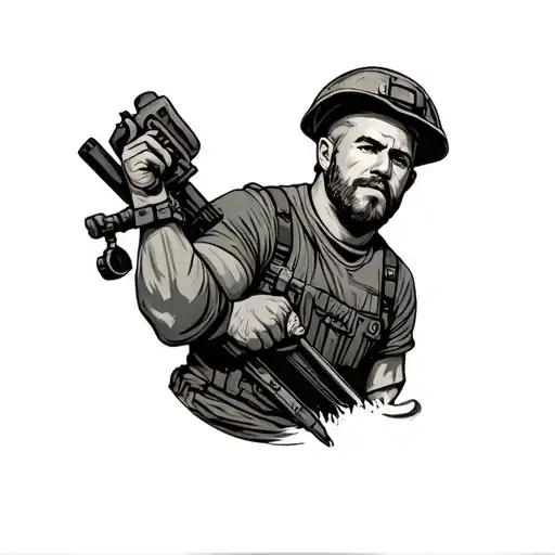 for lineman tattoo design idea