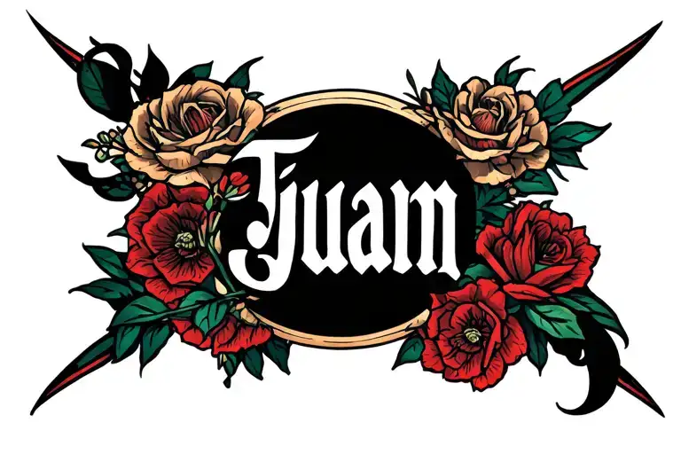 Juan name tattoo tattoo design idea