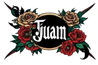 Juan name tattoo tattoo design idea