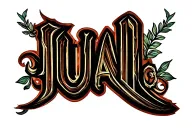 Juan name tattoo tattoo design idea