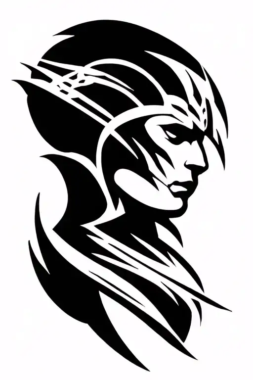 edgerunners logo tattoo design idea