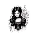 Alice Madness Returns tattoo design idea