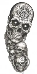 nordic  tattoo design idea