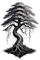 Poison tree tattoo design idea