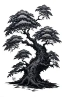Poison tree tattoo design idea